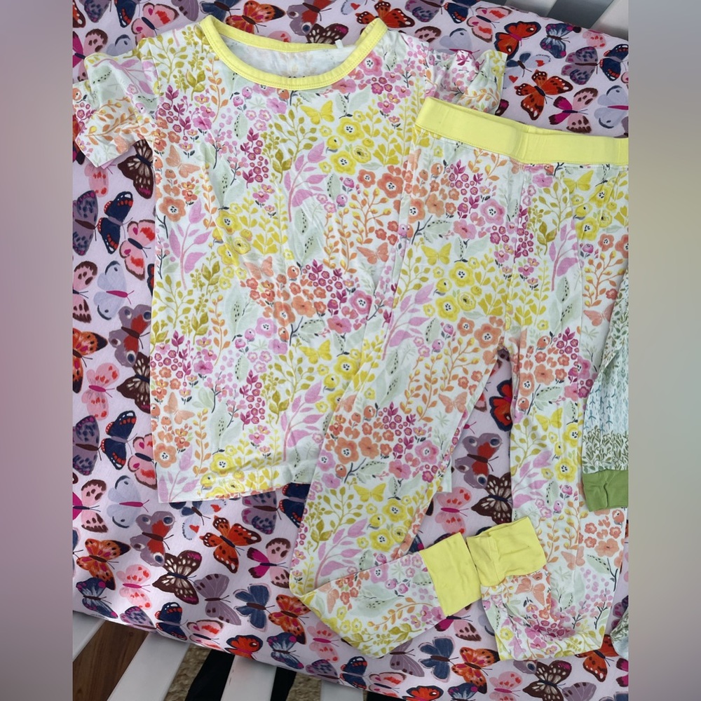 Little sleepies pretty posies 5/6 set
